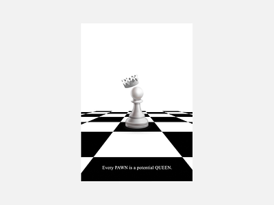 Chess Poster Concept. 3d aftereffects animation chess clean creative design designinspiration figma graphic design graphicdesign minimal motion graphics posterdesign posterlovet trending ui uiux ux