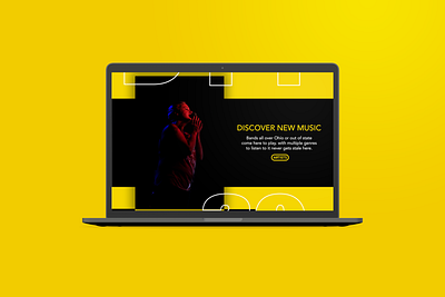 Yellow Cab Tavern - Homepage (Discover Music) branding button dayton design homepage music navigation ohio photography photoshop restaurant tavern typography web website website design