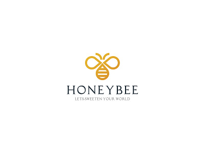 Honeybee Logo bee hive honey honeybee logo premium