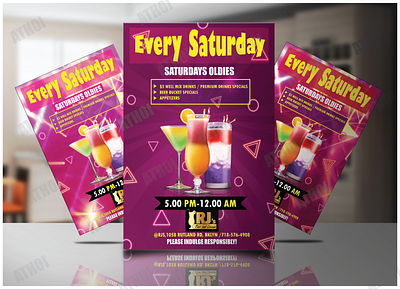 Every Saturday Event Flyer brandidentity branding brochure design event design event flyer event flyers event poster flyer flyer design illustration