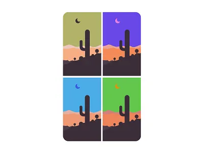 Inspired desert flat design flat illustration flatdesign illustration illustration art illustrator inspired minimal minimalist minimalistic