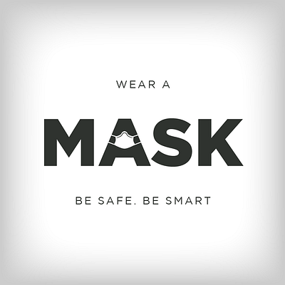 Mask negative space design illustration mask negative space negativespace text vector