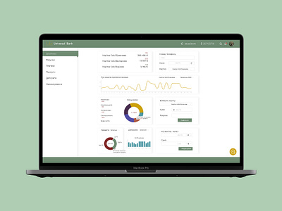 Financial Dashboard bank dashboad design figma finance ui ux vector web website website design