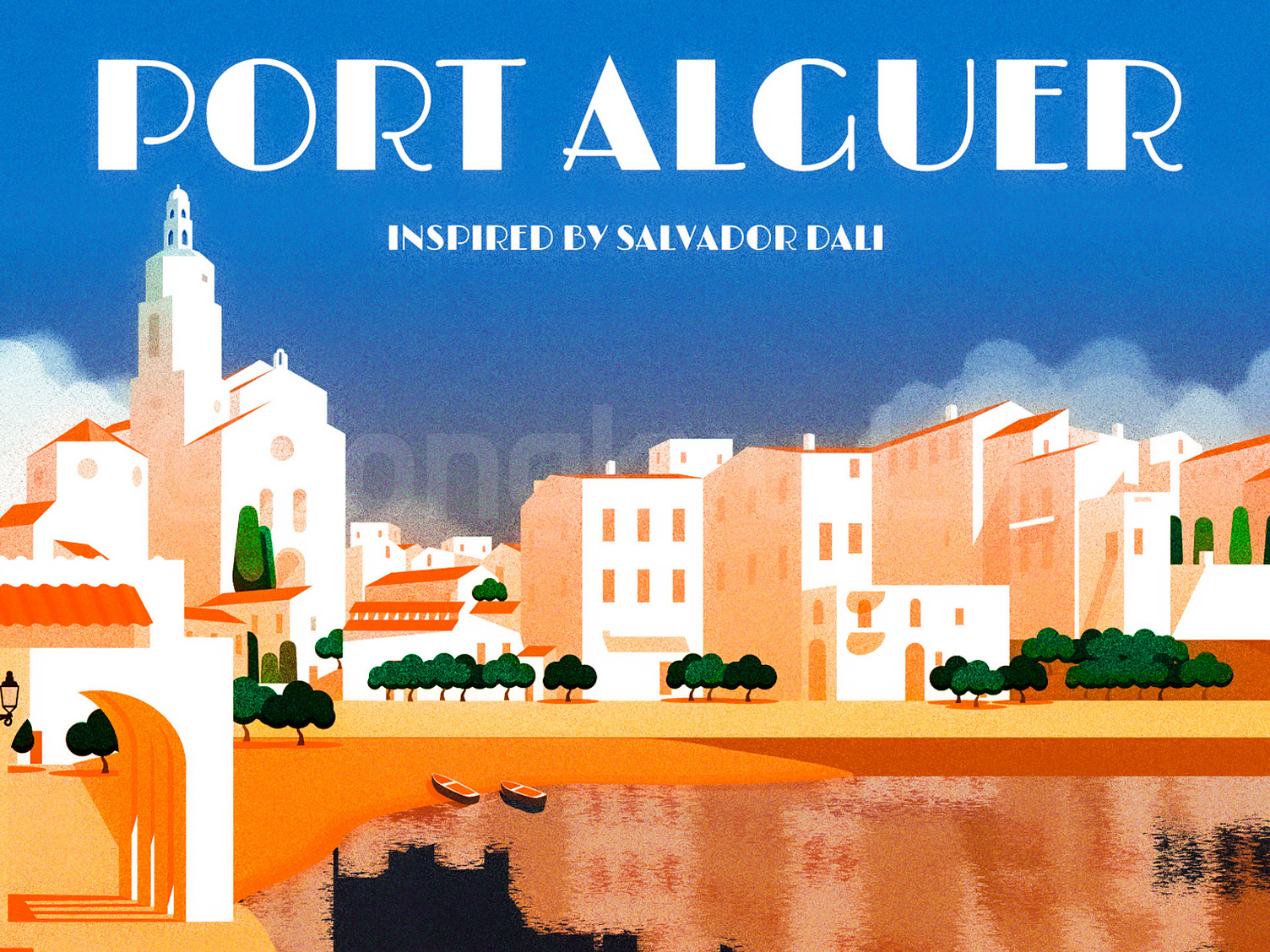 Port Alguer - Inspired by Salvador Dali by dongkyu lim on Dribbble