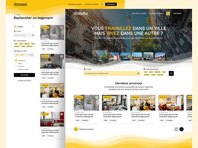 commuting branding figma uiux web website