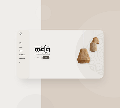 Mela - Your Virtual Crafts Hub clean design craft website crafts experience design handicrafts homepage homepage design interface design minimal simple clean interface ui uidesign uiux ux uxdesign web webdesign website website design websites