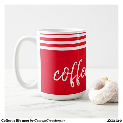 Coffee is Life Mug coffee dinnerware gift home kitchenware life mug zazzle