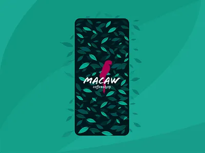 Macaw - Coffee Shop adobe xd app interaction design ui