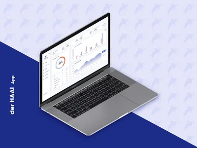 Der HAAI - Performance App accounting app app design application blue dashboard dashboard app dashboard design dashboard ui design orange performance ui user experience user interface ux web app web application website