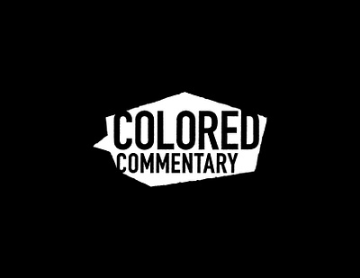 Colored Commentary branding design graphic design illustration logo typography vector visual idenitity