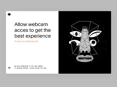 Facescan - Accessing your webcam artwork biometric branding and identity face facial recognition illustration illustration art illustrations pixels platform ui webcam