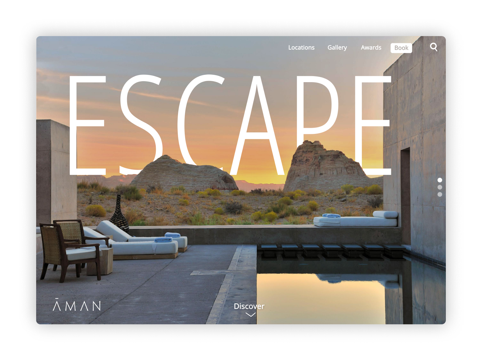 Example of Hotel Website Redesign