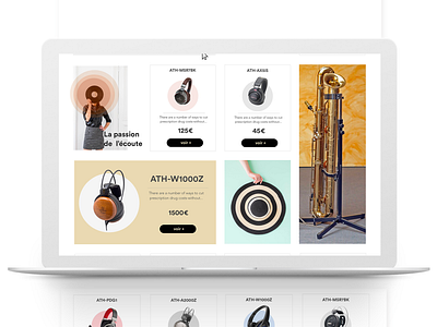 Audio-Technica Redesign audiotechnica design product ui ux