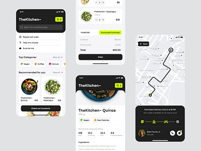 Food Delivery App Concept app app design delivery delivery app delivery service dinner eating fast food food food app food delivery application food delivery service food design food order foodie lunch mobile mobile food app ui visual design ux