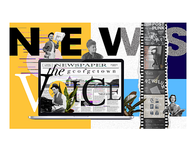 News Collage collage editorial magazine news photoshop voice