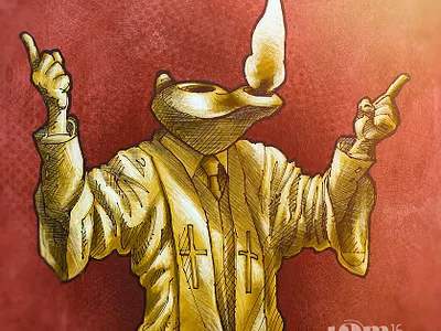 One king poster campaign illustration