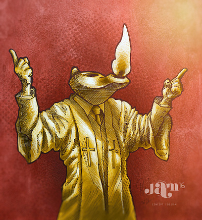 One king poster campaign illustration