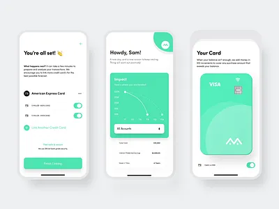 Digital Private Banking, Debt and Loan Control Mobile App financial fintech loan