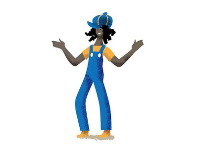 Flat design international curriculum character design illustration