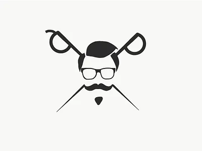 logo for a barber 🔥 barber barber shop design designer graphic graphic designer logo logo seller minimalist sale logo simple vector