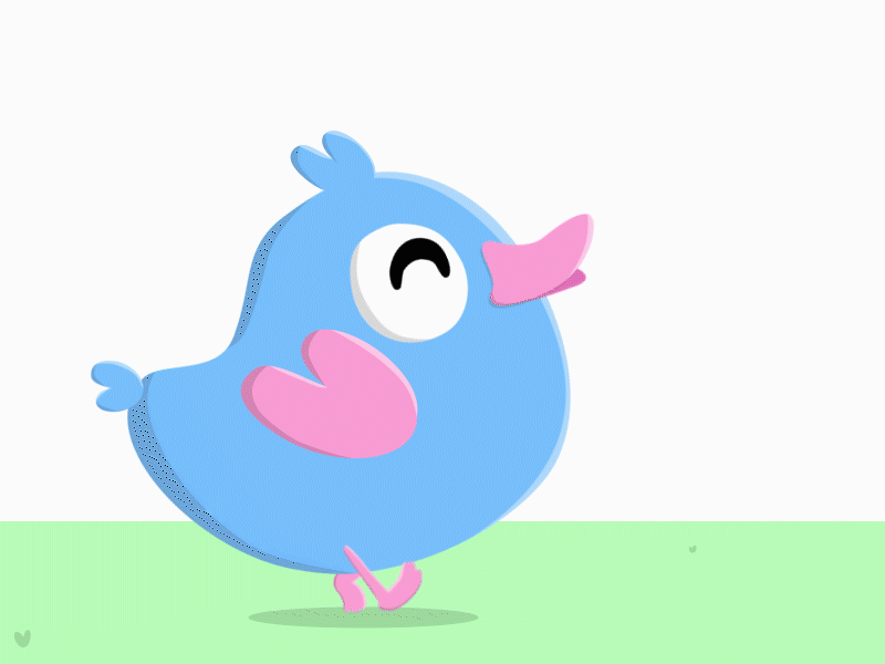 Walking Duck Dribble after affects animate animation cartoon design duck illustration motion motion design sweet vector walkcycle walking