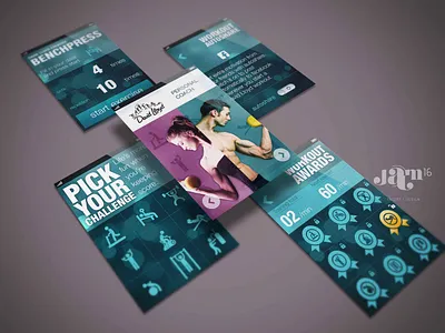 Fitness app concept app design fitness app mobile app design