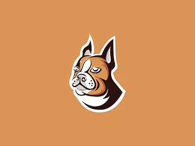 buldog buldog dog logo