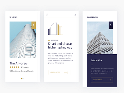 Property App adobexd dribbble illustration illustrator mobile app ui design ui design userexperience userinterface userinterfacedesign web design