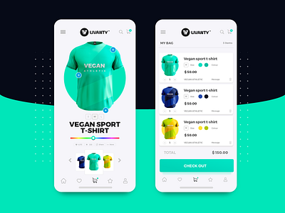 Livanty sport app store app app design brand identity daily ui design ecomerce interface iphone mobile online shop online store sport sport app sports branding sports design sports logo t shirt ui ux web