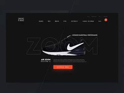 Snkrs Pinas - Sneakers Philippines | Website Design modern nike shoes sneakers ui user experience user interface user interface design ux website website concept website design