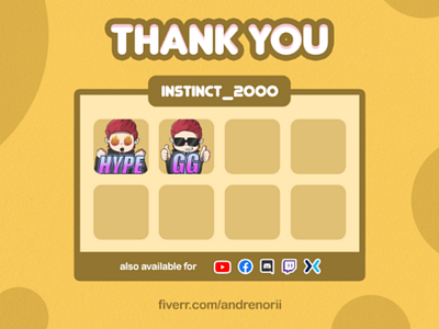 Custom Emotes Commission art cartoon chibi drawing