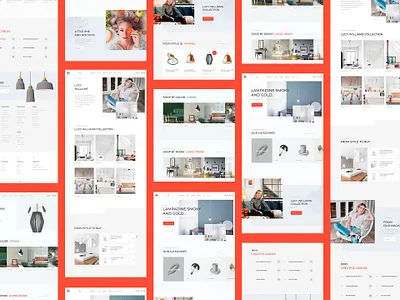 Screens E-Commerce redesign branding design ecommerce redesign ui ux web website