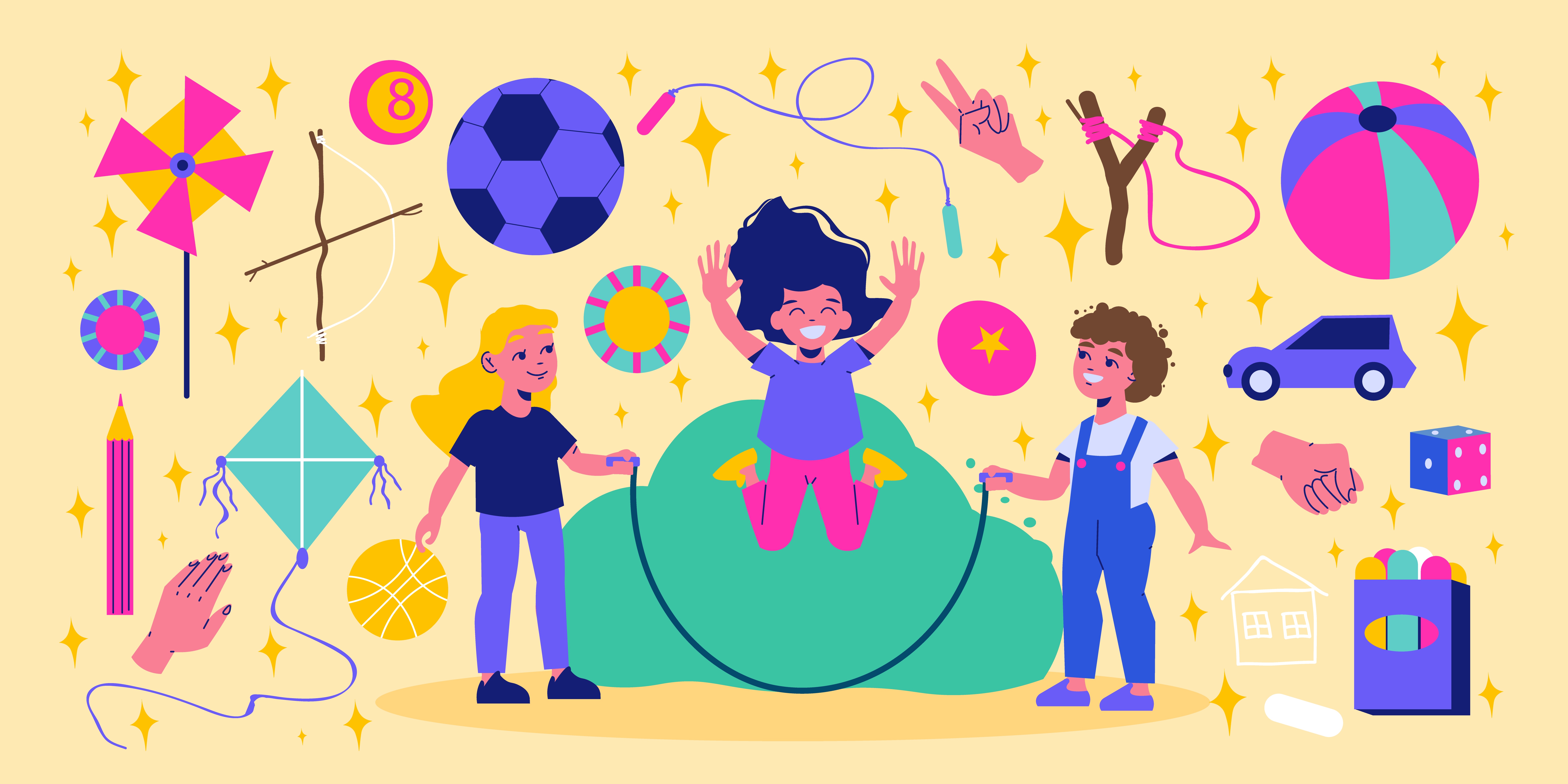 Children Active Games Set By Macrovector On Dribbble