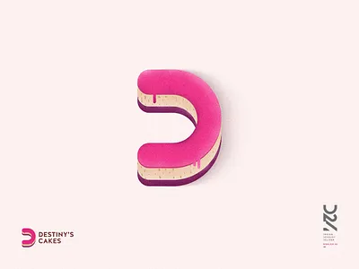 DESTINY'S CAKES adobe advertising branding creative dubai ilustrator logo social media uae vector