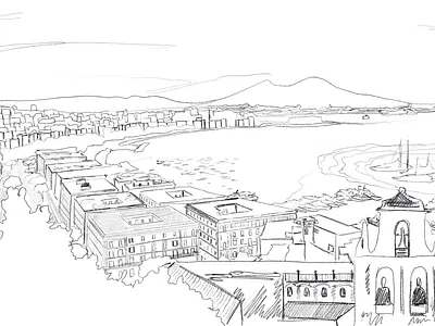 Naples illustration illustration illustration art naples