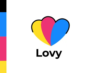 Lovy logo branding design logo vector web website