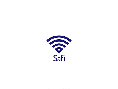 Safe + Wifi artphabets branding bycrebulbs logo wifi