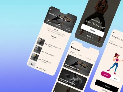 Nike Workout Redesign app design mobile app nike workout
