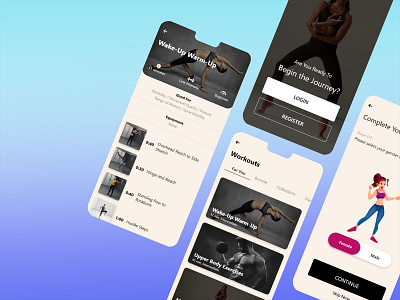 Nike Workout Redesign app design mobile app nike workout