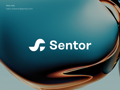 Sentor Logo Design app brand branding bridge coding data digital fintech geometric letter mark monogram logo logo design logos logotype packaging renault station tech thefalcon three worlds