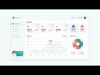 Finance Dashboard Concept - Fintech Application crypto dashboard dashboard animation dashboard concept dashboard ui finance finance application finance dashboard finance ui fintech fintech ui interaction interaction design interface design micro interaction money management stocks dashboard ui ux visual design