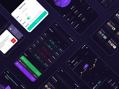 Stock Market Investment Design - Mobile App alert app design form groups investment market mobile search social stock stock market ui