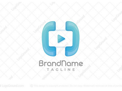 Video Calling Logo branding call calling chat conference design logo logos mobile modern phone play skype video voice