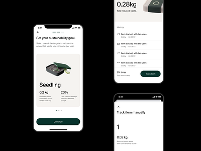 Zero Waste App - Product 3d 3d motion design animation app io app maps motion motion graphics prodcut design sustainability sustainability app tracker ui ux ux design