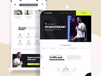 Digital Marketer website - Live 2020 trend agency clean ui creative dailyui digital marketing agency homepage ios landing page marketing agency minimal mockups product design ryan stewart seo company trendy design ui ux visual design web design