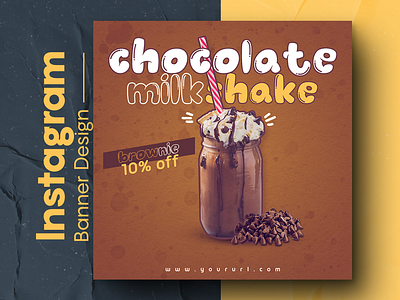 Instagram post Design / Facebook post / Banner Design branding chocolate creative design facebook ad facebook ads facebook cover food app instagram banner instagram post instagram stories restaurant social media social media design ui ui design ux