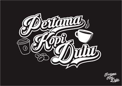 All about coffe design flat vector