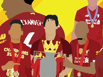 Liverpool design illustration painting vector