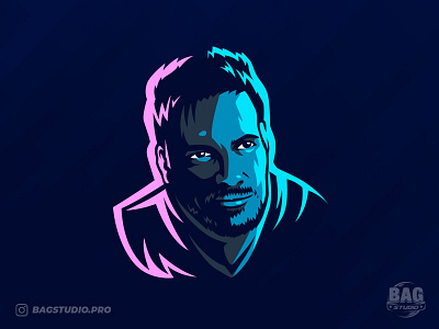 Minimalistic Vector Portrait avatar caricature envato face illustration logo portrait service vector vectorart