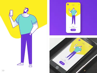 Concept illustration app design character design dribble shot flat illustration ui design uiinspiration uiuxdesign visual webdesign